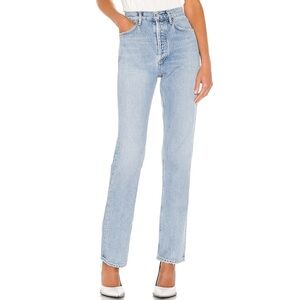 Agolde Lana Straight in Riptide (mid-rise)